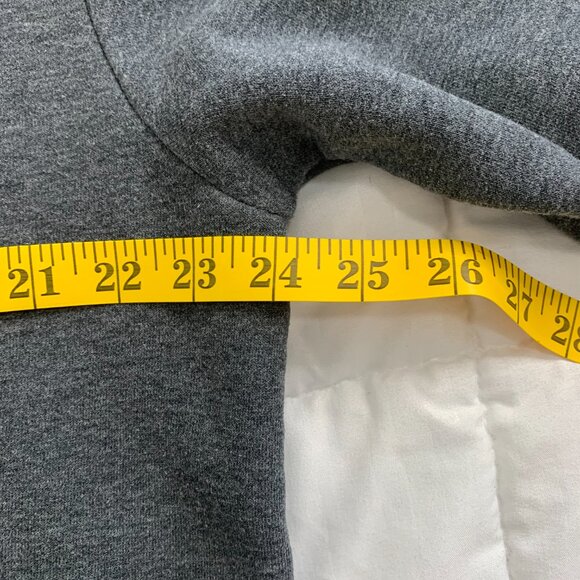 Reebok Men’s Grey Fleece-Lined Hoodie – Size Large - Picture 12 of 15